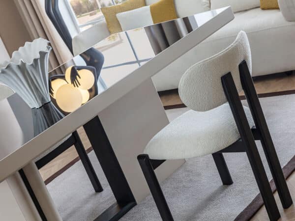 Ponte white dining chair