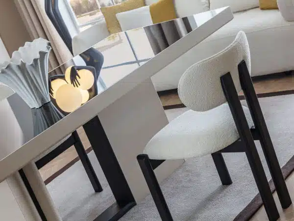 Ponte white dining chair