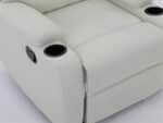 Comfort white reclining chair