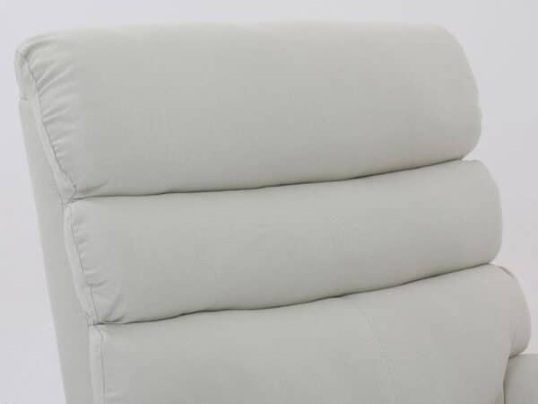 Comfort white reclining chair