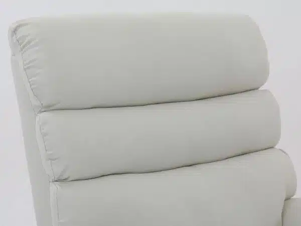 Comfort white reclining chair