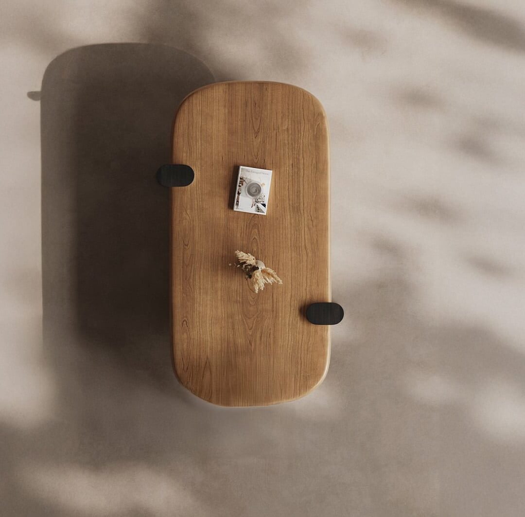 Cold rectangular coffee table
