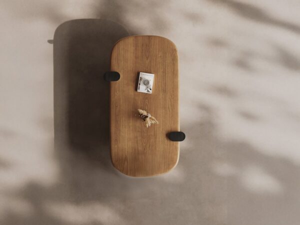 Cold rectangular coffee table