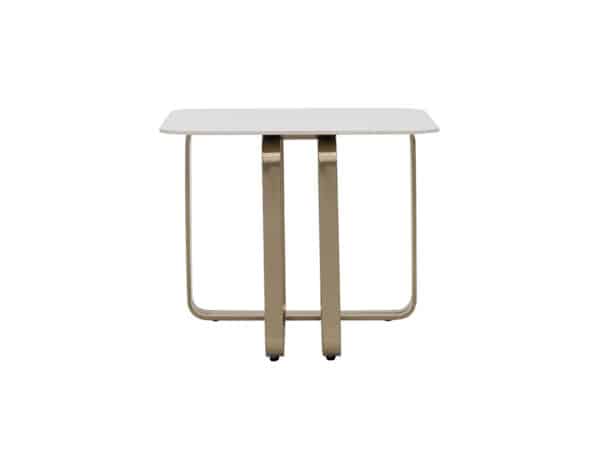 Hals side table with white porcelain top