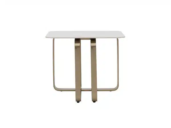 Hals side table with white porcelain top