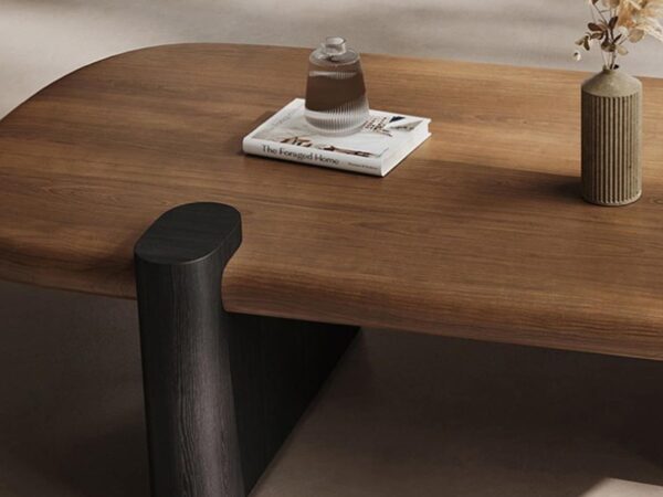 Cold rectangular coffee table