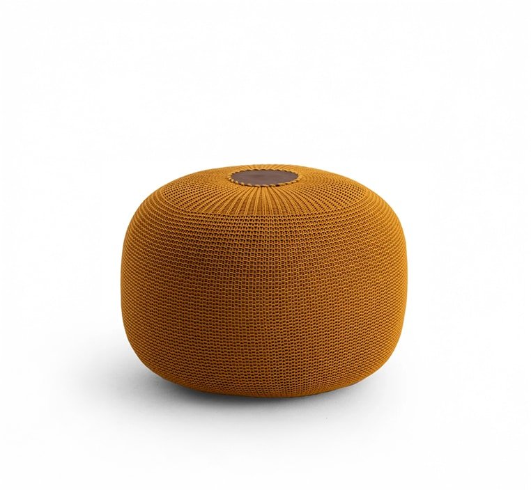 New Joy Buta Pouf Orange