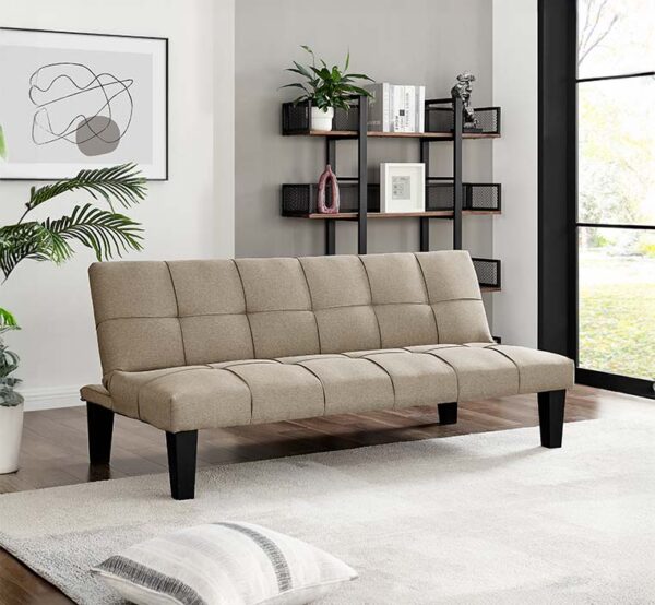 Pearl 3-Seater Sofa Bed Brown