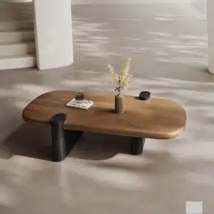 Cold rectangular coffee table