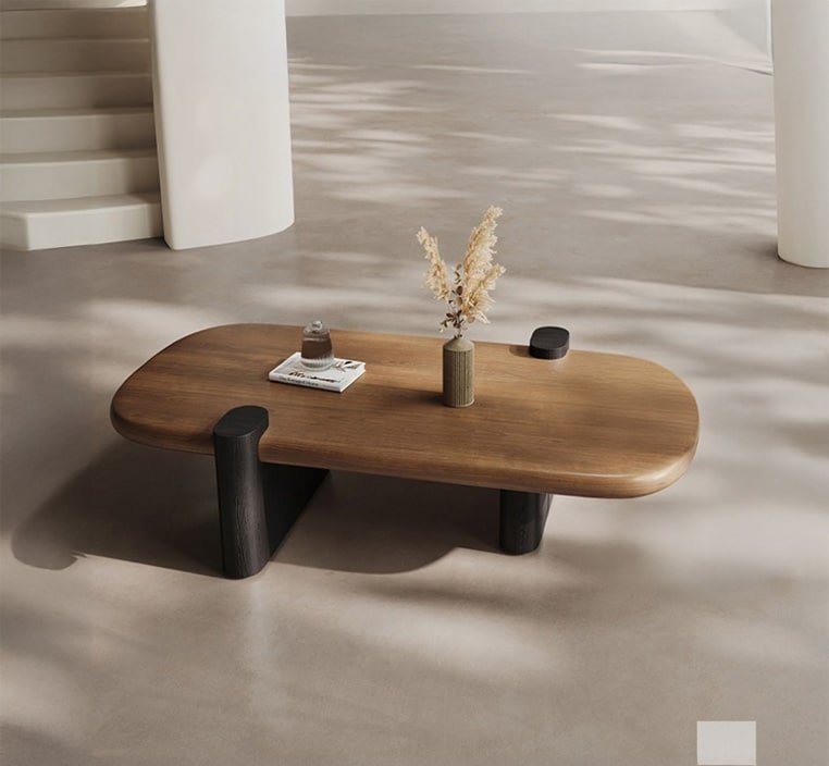 Cold rectangular coffee table