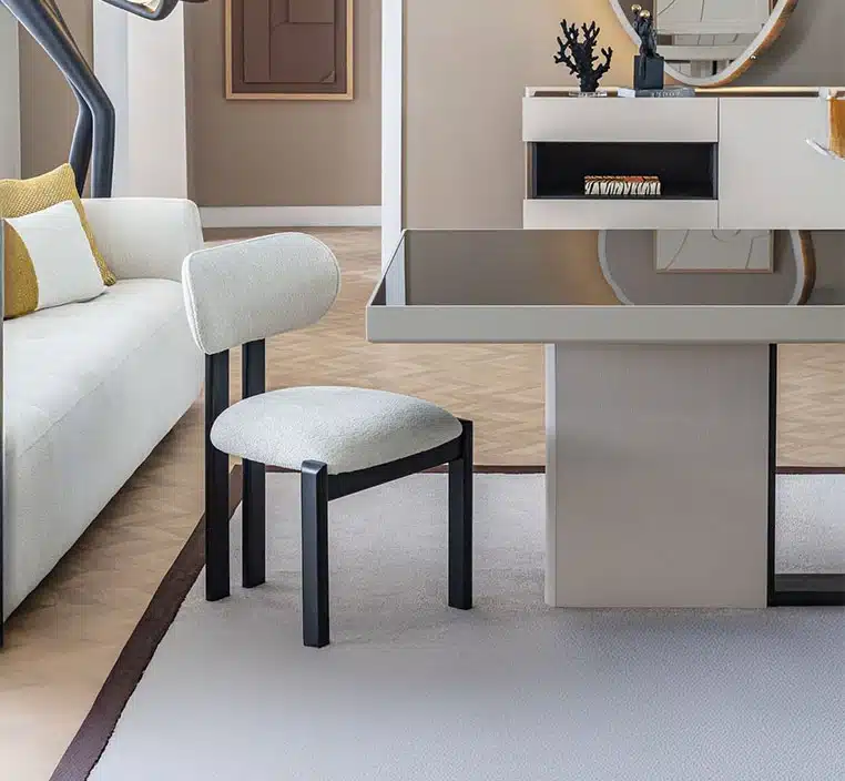 Ponte white dining chair