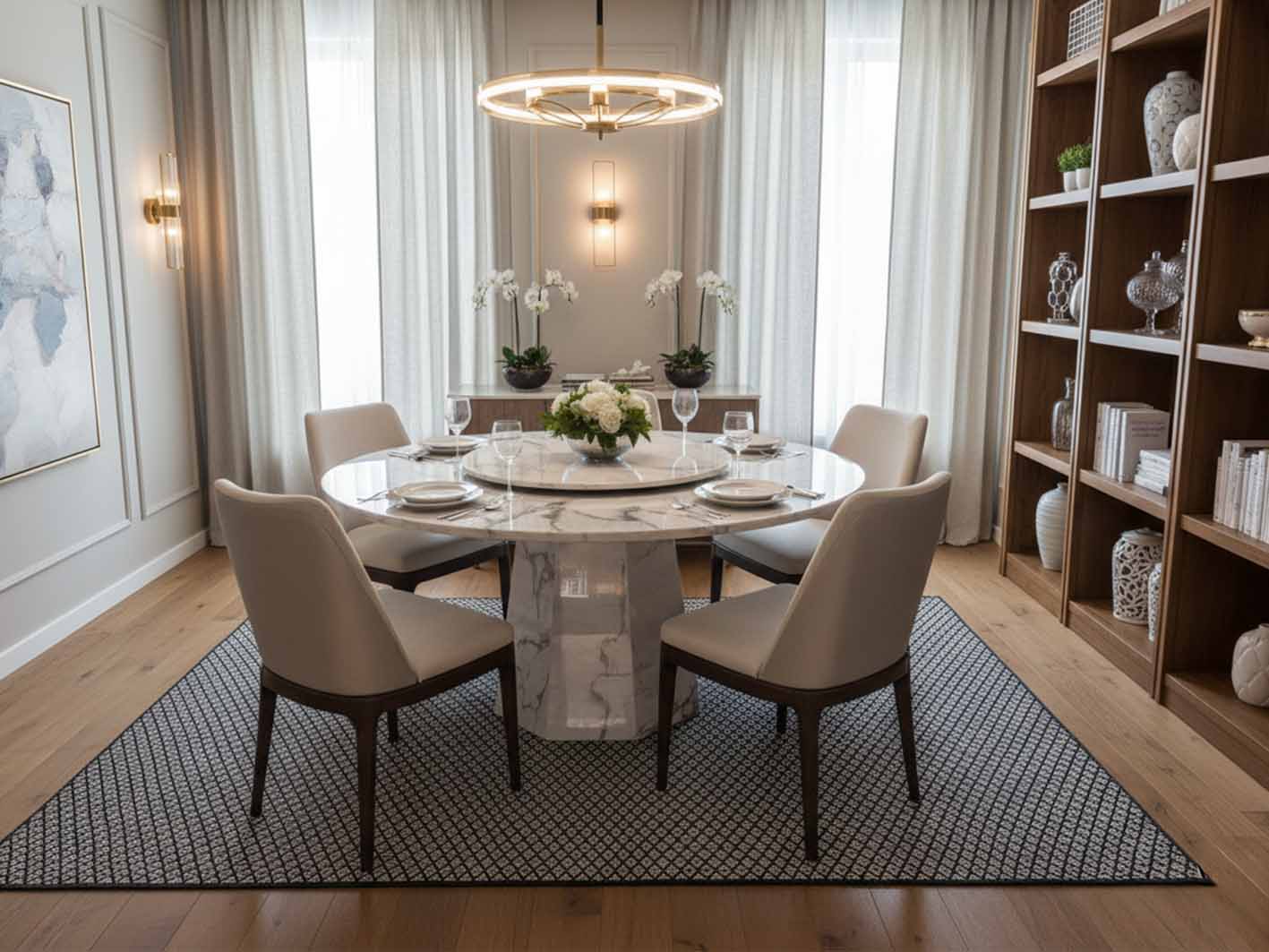 مارلي طاولة طعام بدون كراسي