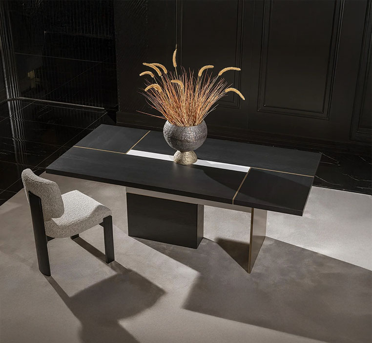 D982D8A7D984D8A8-111-2.jpg طاولة طعام بدون كراسي من ريتي مع سطح خشبي مصمم